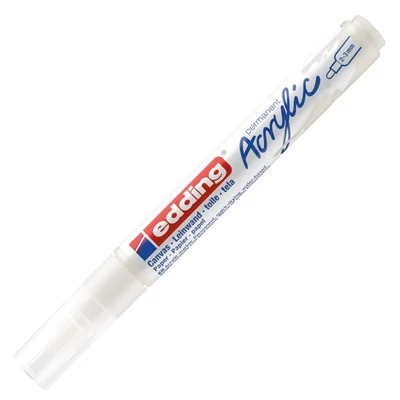 edding 5100 akrilni marker (flomaster), M (2-3 mm) - 922, traffic white