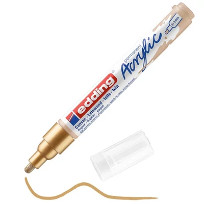edding 5100 akrilni marker (flomaster), M (2-3 mm) - 924, rich gold