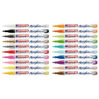 edding 5300 akrilni marker (flomaster), F (1-2 mm) - u raznim bojama