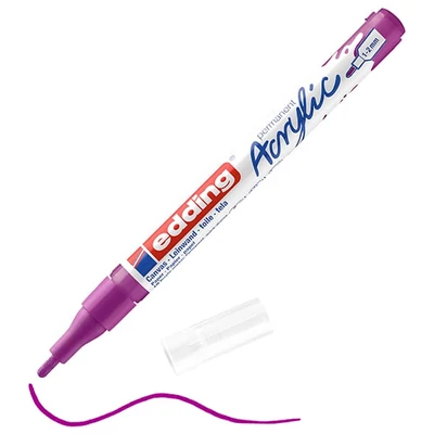 edding 5300 akrilni marker (flomaster), F (1-2 mm) - 910, berry