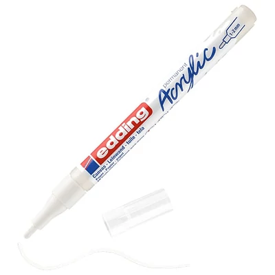 edding 5300 akrilni marker (flomaster), F (1-2 mm) - 922, traffic white