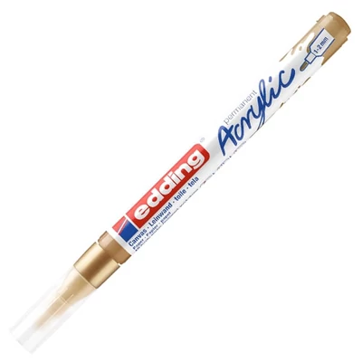 edding 5300 akrilni marker (flomaster), F (1-2 mm) - 924, rich gold