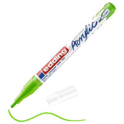 edding 5300 akrilni marker (flomaster), F (1-2 mm) - 927, yellow green