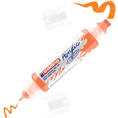 edding 5400 3D dvostruka akrilna olovka s dvostrukom bojom - 066, neon orange