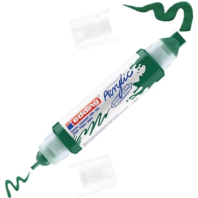 edding 5400 3D dvostruka akrilna olovka s dvostrukom bojom - 904, moss green
