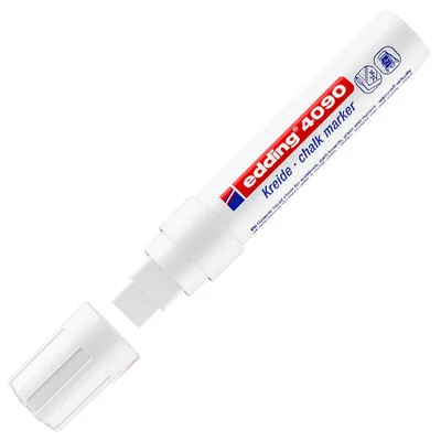 Kreda marker, tekuća kreda, EDDING 4090 - bijeli