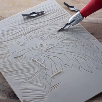 Essdee SoftCut meki linoleum, 2 kom - 100x150x3 mm