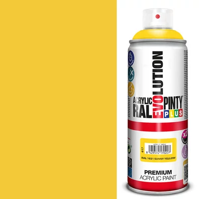 Akrilna boja u spreju, EVOLUTION sjajna, 400 ml - RAL1021 rape yellow