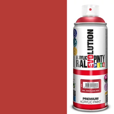 Akrilna boja u spreju, EVOLUTION sjajna, 400 ml - RAL3000 flame red