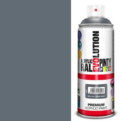 Akrilna boja u spreju, EVOLUTION sjajna, 400 ml - RAL7011 iron grey