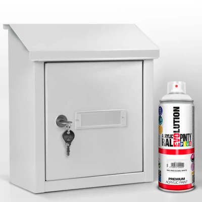 Akrilna boja u spreju, EVOLUTION sjajna, 400 ml - RAL9003 signal white