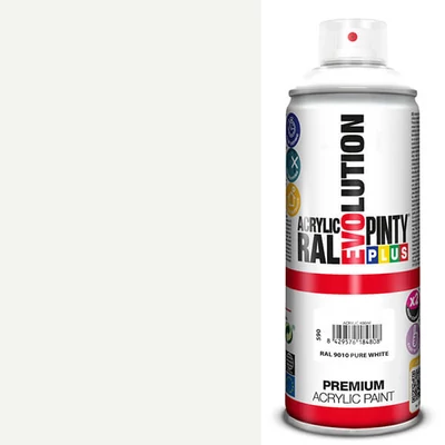 Akrilna boja u spreju, EVOLUTION sjajna, 400 ml - RAL9010 pure white