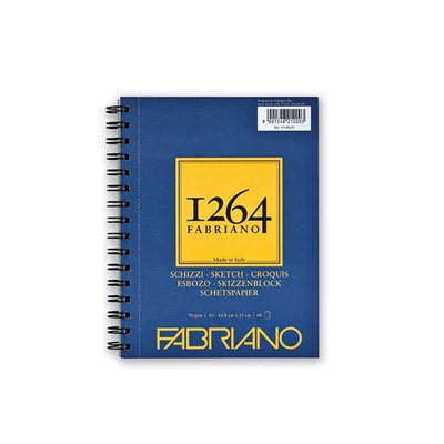Fabriano 1264 blok za crtanje i skiciranje, 90 g - A5, bočno spiralni