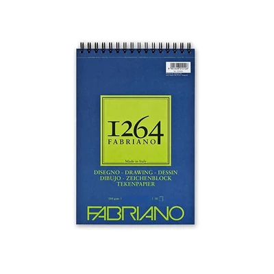 Fabriano 1264 univerzalni blok za crtanje, 180 g - A5, gornje spiralni