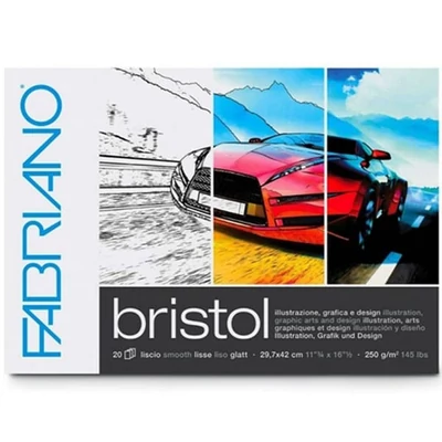 Fabriano Bristol blok za crtanje, 250 g, 20 listova - A3