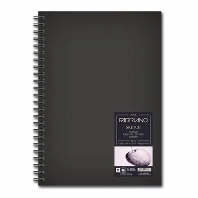 Fabriano Sketch Book blok za crtanje i skiciranje, 110 g, 80 listova - A4, spirala