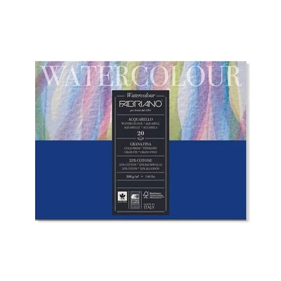 Fabriano Watercolor akvarel blok, 300 g, 24x32 cm, 20 listova, poluhrapav