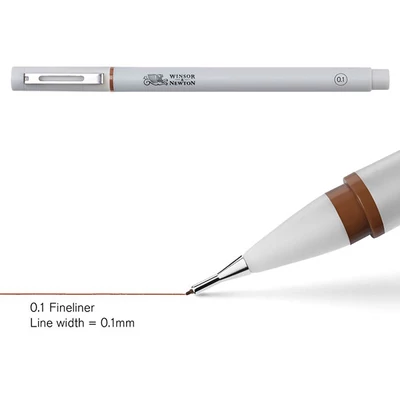 Fineliner iglani filc, sepija - 0,1 mm