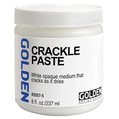 Golden Crackle Paste pasta za pucketanje medij, 237 ml