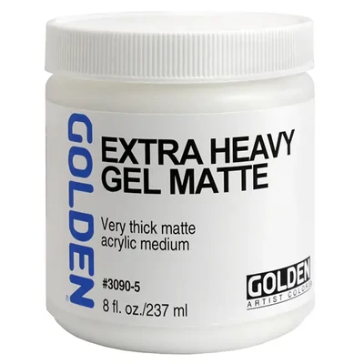 Golden Extra Heavy Gel medij, mat, 237 ml