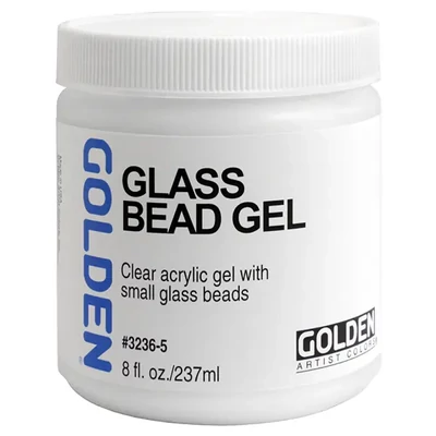 Golden Glass Bead Gel Staklene staklene perle medij, 237 ml