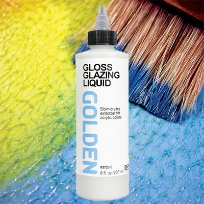 Golden Glazing Liquid medij, sjajna, 237 ml