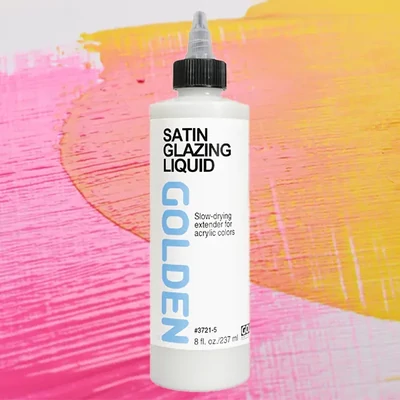 Golden Glazing Liquid medij, svilenkasti sjaj, 237 ml
