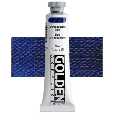Akrilna boja Golden Acrylics Heavy Body, 59 ml - 1005, anthraquinone blue