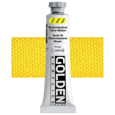 Akrilna boja Golden Acrylics Heavy Body, 59 ml - 1008, benzimidazolone yellow medium