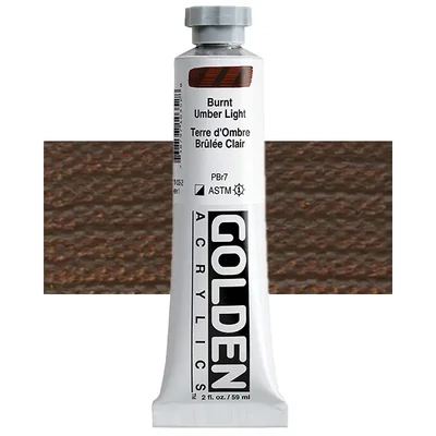 Akrilna boja Golden Acrylics Heavy Body, 59 ml - 1035, burnt umber light