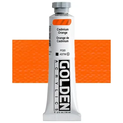 Akrilna boja Golden Acrylics Heavy Body, 59 ml - 1070, cadmium orange