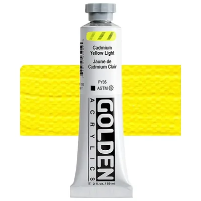 Akrilna boja Golden Acrylics Heavy Body, 59 ml - 1120, cadmium yellow light