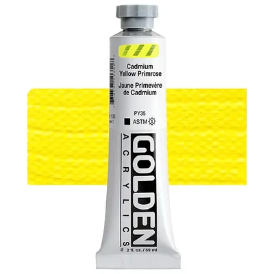 Akrilna boja Golden Acrylics Heavy Body, 59 ml - 1135, cadmium yellow primrose
