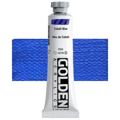 Akrilna boja Golden Acrylics Heavy Body, 59 ml - 1140, cobalt blue