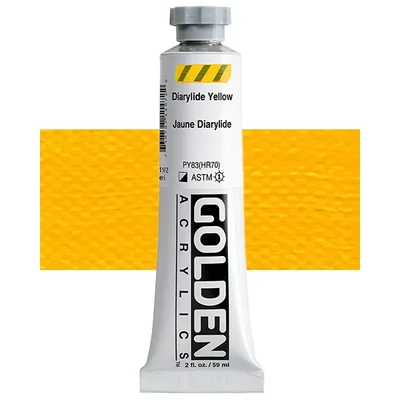 Akrilna boja Golden Acrylics Heavy Body, 59 ml - 1147, diarylide yellow