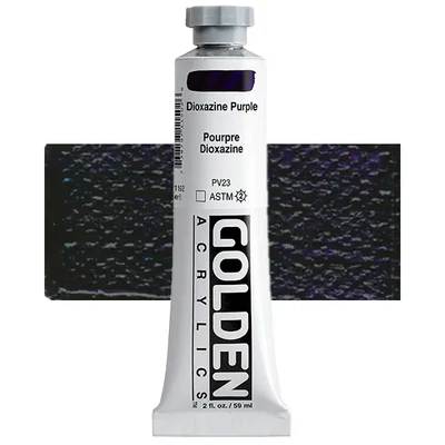 Akrilna boja Golden Acrylics Heavy Body, 59 ml - 1150, dioxazine purple