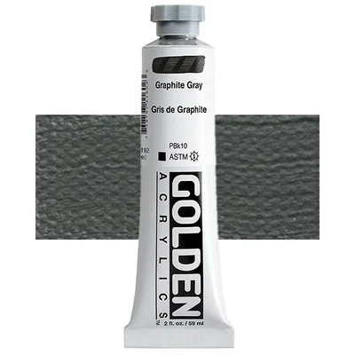 Akrilna boja Golden Acrylics Heavy Body, 59 ml - 1160, graphite gray