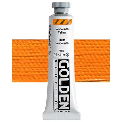 Akrilna boja Golden Acrylics Heavy Body, 59 ml - 1193, isoindolinone yellow