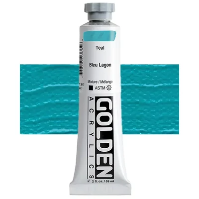 Akrilna boja Golden Acrylics Heavy Body, 59 ml - 1369, teal