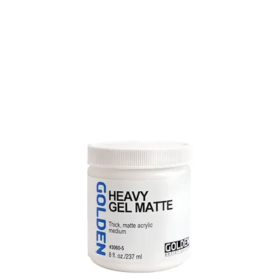 Golden Heavy Gel medij, mat, 237 ml