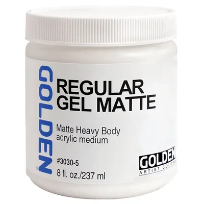 Golden Regular Gel medij, mat, 237 ml