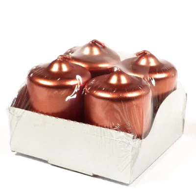 Adventska svijeća, 4 kom - metalik bronca
