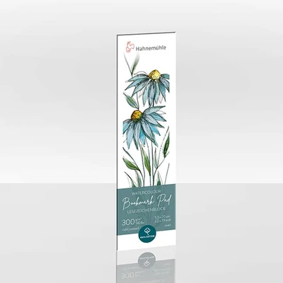 Hahnemühle Expression Bookmark Pad akvarelblok, 300 g, 5,5x20 cm, 15 listova