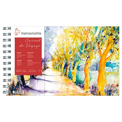 Hahnemühle Carnet de Voyage akvarel bilježnica, 400 g, 15 stranica, 15,3x25 cm, pejzaž
