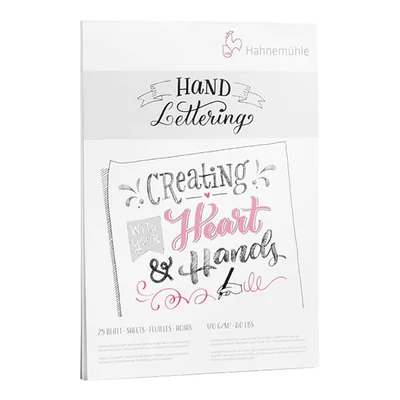Hahnemühle Hand Lettering blok za crtanje i skiciranje, 170 g, 25 listova - A4