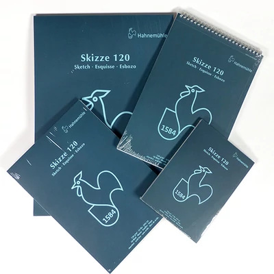 Hahnemühle Skizze 120 blok za crtanje i skiciranje, 120 g, 50 listova - razne veličine