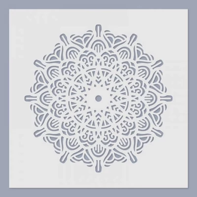 Šablona, 24,5x24,5 cm - Mandala 04