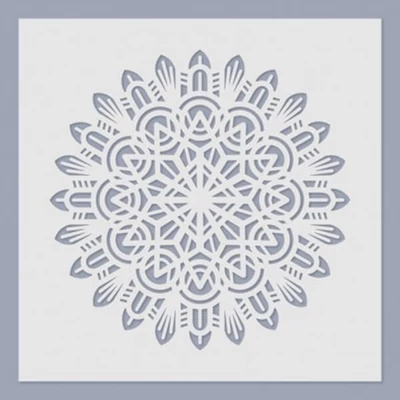 Šablona, 24,5x24,5 cm - Mandala 06