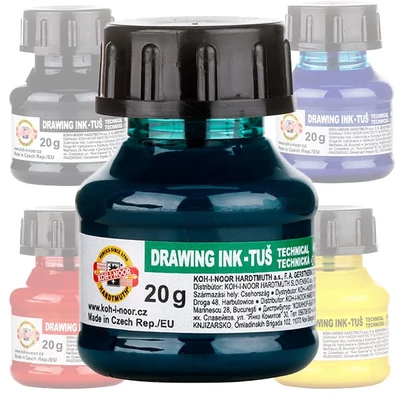 KOH-I-NOOR tinta, 20 g - u raznim bojama