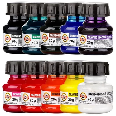 KOH-I-NOOR tinta, 20 g - u raznim bojama